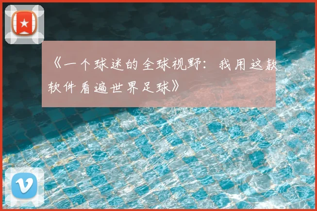 《一个球迷的全球视野:我用这款软件看遍世界足球》
